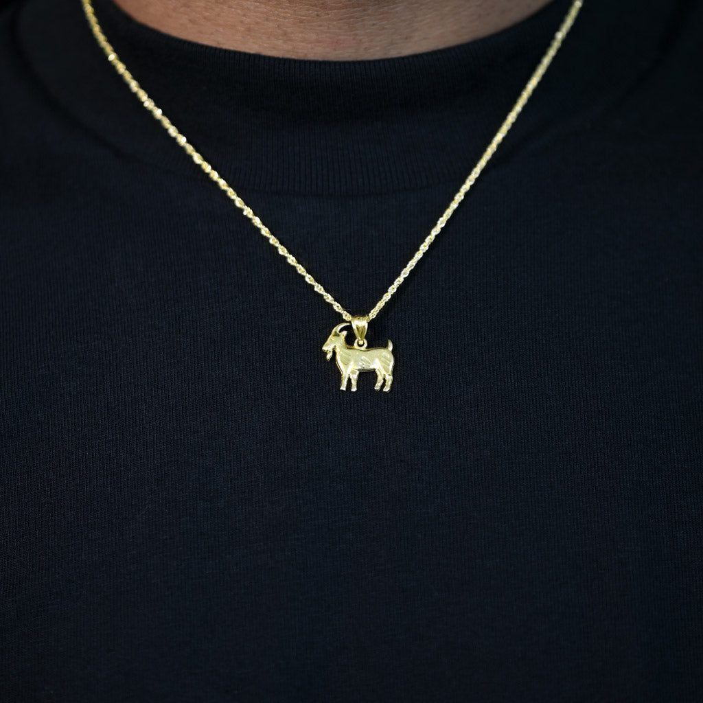 Gold Goat Pendant