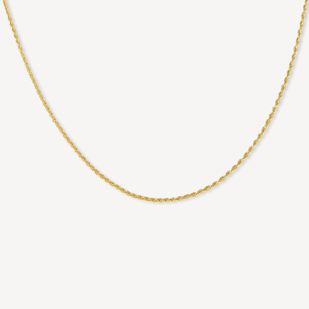 Gold Rope Chain 1.5mm