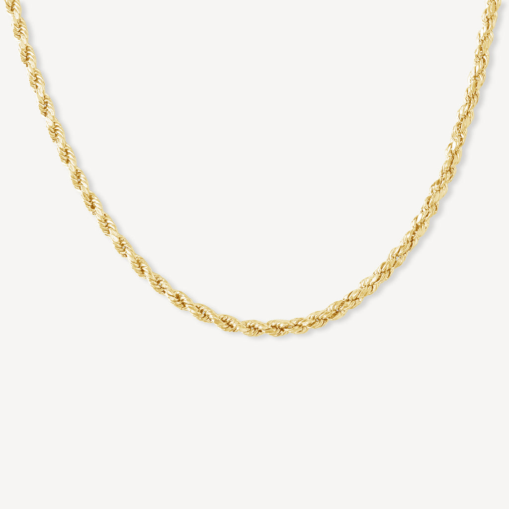 Gold Chain - Rope Chain 2mm