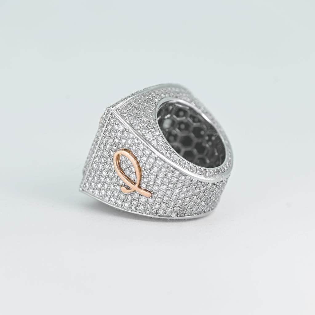 Custom Baguette Diamond Championship Ring