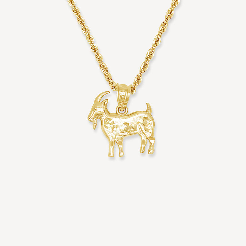 Gold Goat Pendant