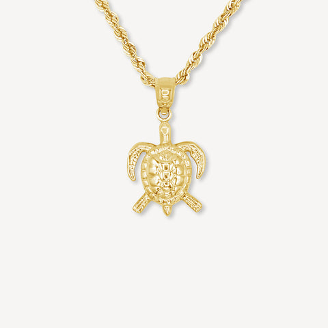 Gold Turtle Pendant