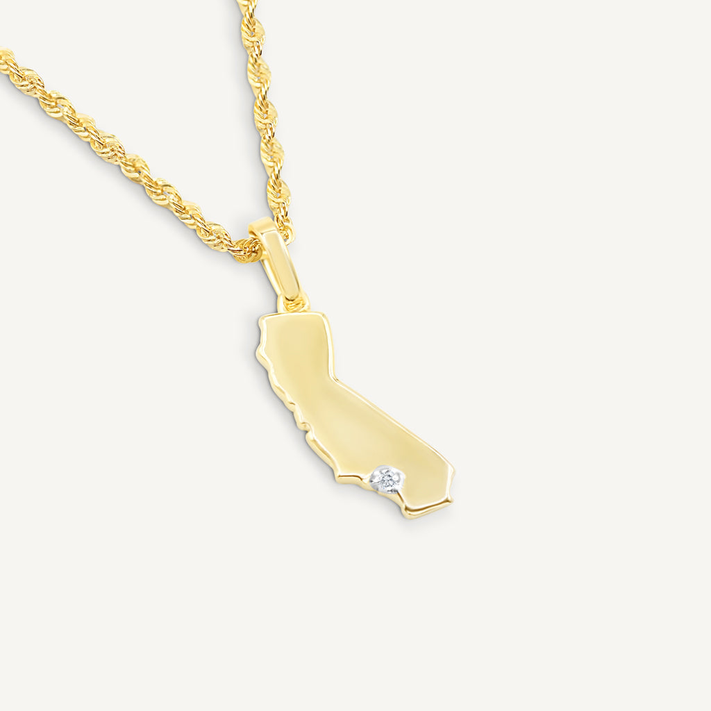 Top Missouri State Necklace in Gold, MO state gold necklace, state bar necklace, Missouri pride, Jefferson City, Kansas City